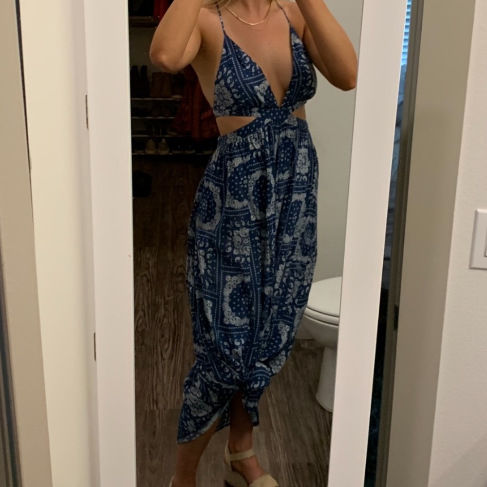 ISO Forever 21 Maxi wrap around cutout backless dress